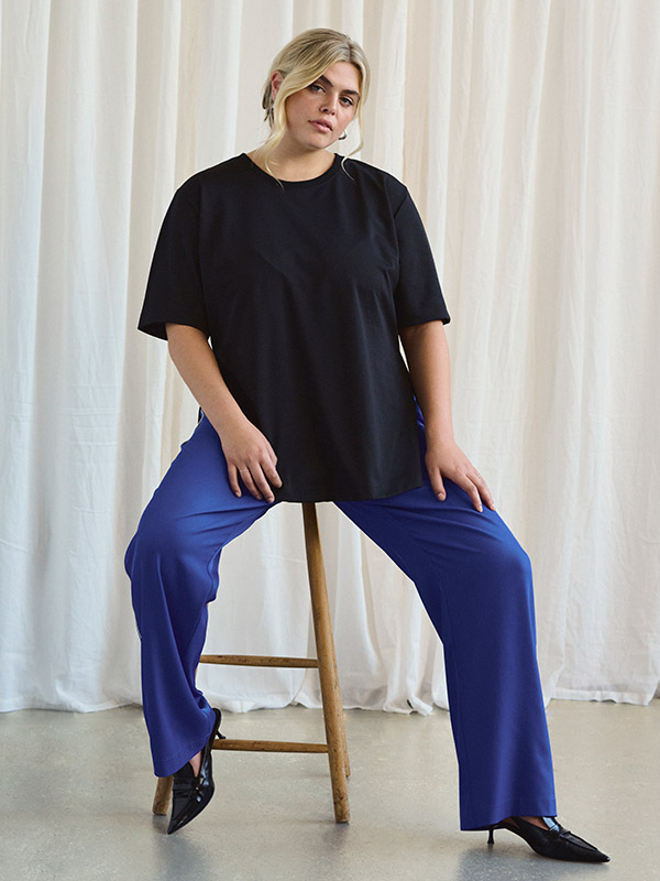 KCTENNA - Plus Size Byxor fra Kaffe Curve