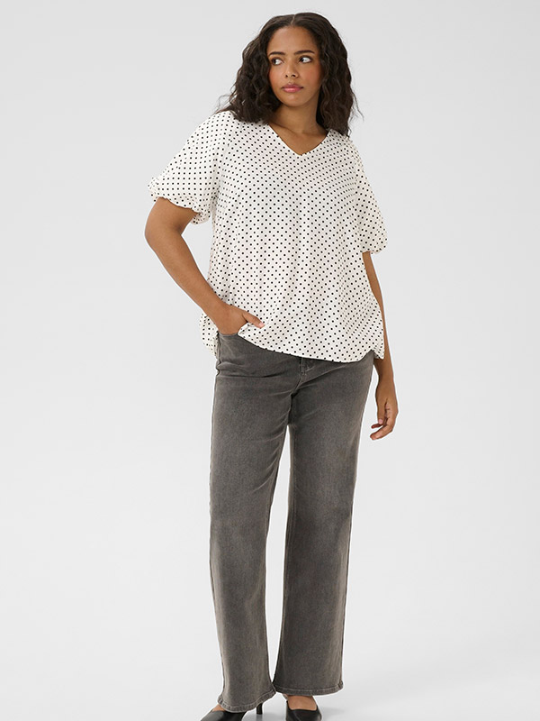 KCGINA - Plus Size Blus fra Kaffe Curve