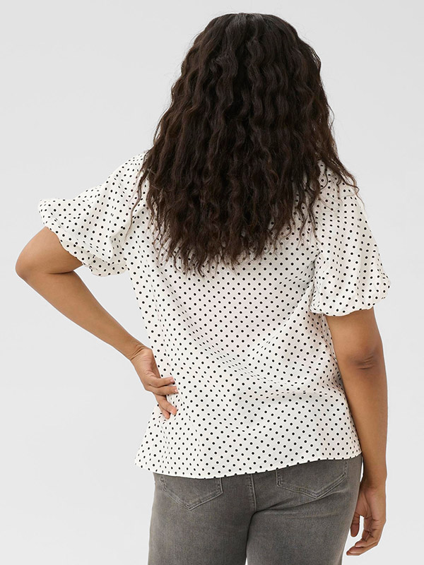 KCGINA - Plus Size Blus fra Kaffe Curve
