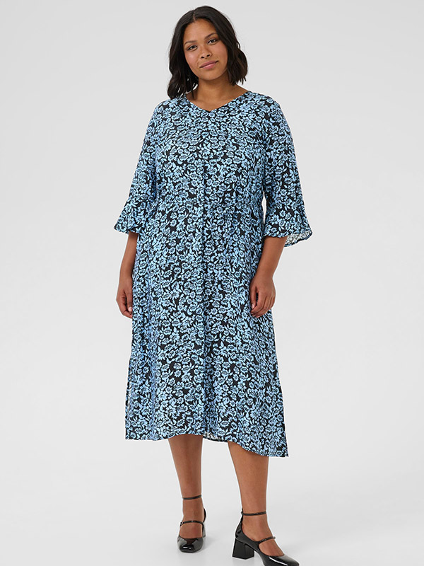 KCAMINA - Plus Size Klänning fra Kaffe Curve
