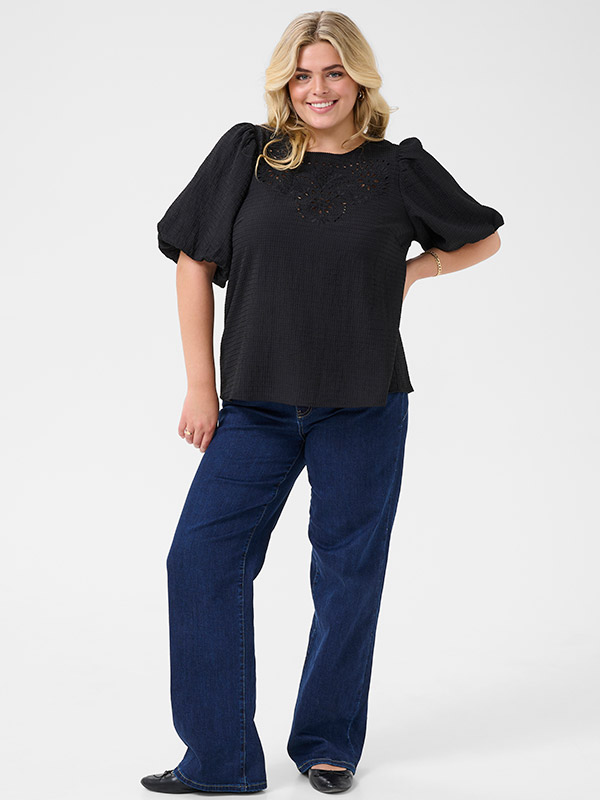 KCMELANA - Plus Size Blus fra Kaffe Curve