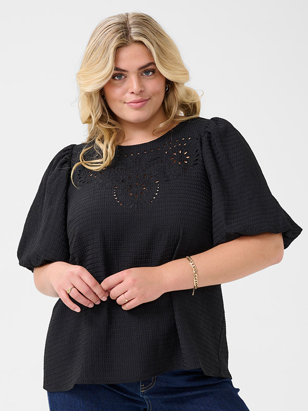 KCMELANA - Plus Size Blus fra Kaffe Curve