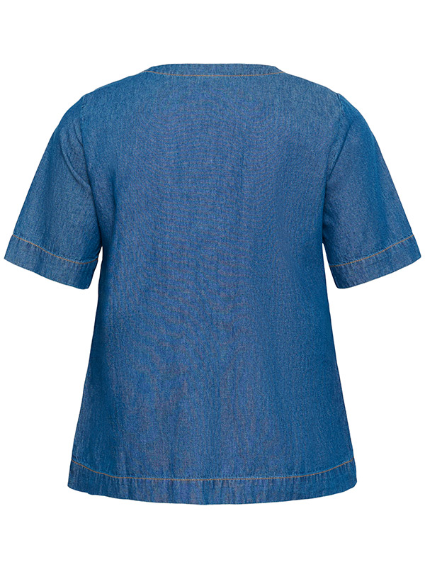 KCLOUISA - Plus Size Blus fra Kaffe Curve