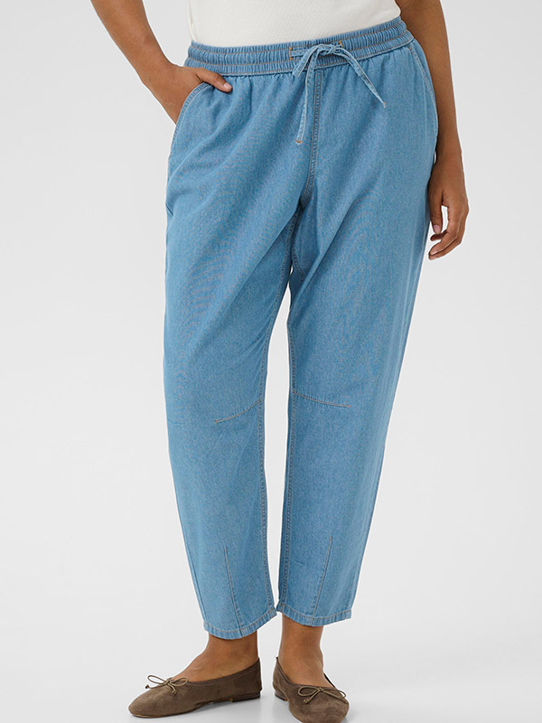KCLOUISA - Plus Size Byxor fra Kaffe Curve