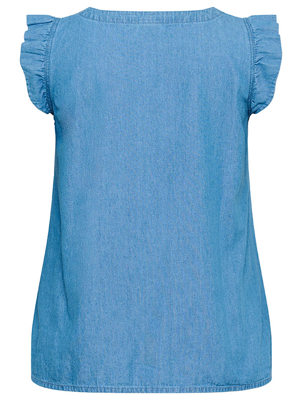 KCLOUISA - Plus Size Blus fra Kaffe Curve