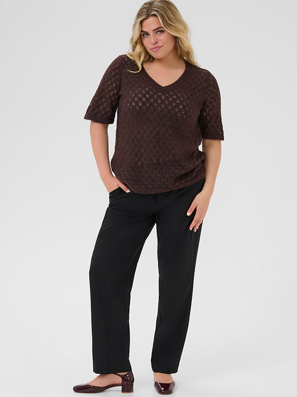 KCLOURA - Plus Size Tröja fra Kaffe Curve