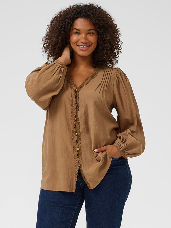 KCMIRANA - Plus Size Blus fra Kaffe Curve