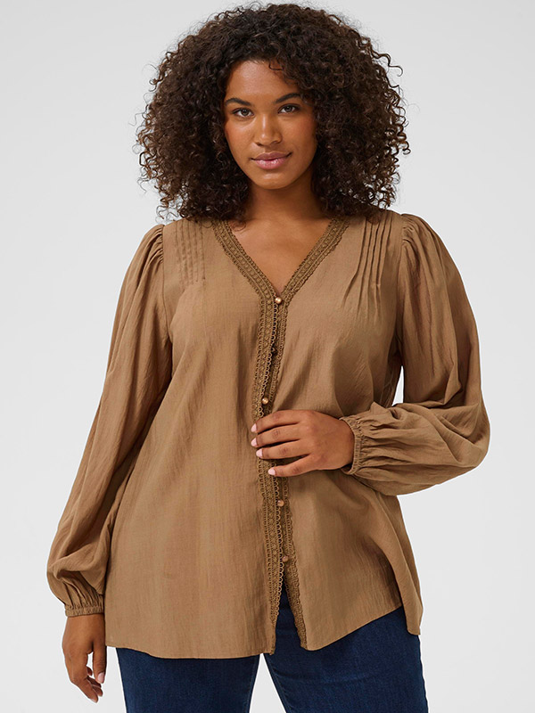 KCMIRANA - Plus Size Blus fra Kaffe Curve