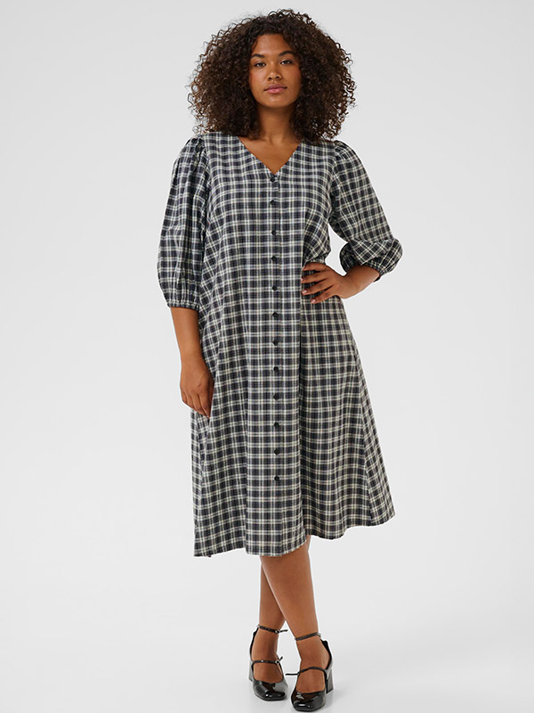 KCELINA - Plus Size Klänning fra Kaffe Curve