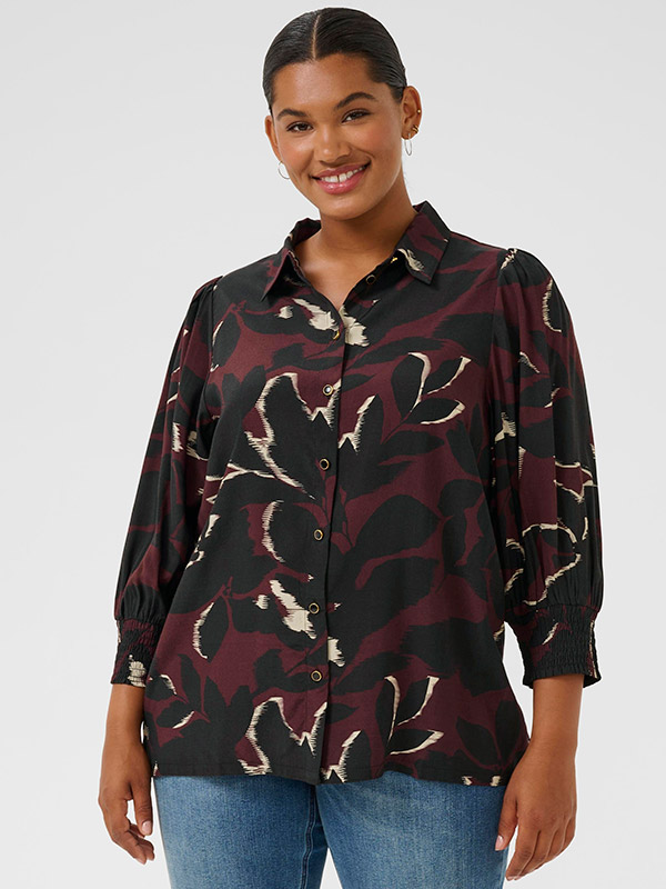 KCMILANA - Plus Size Skjorta fra Kaffe Curve