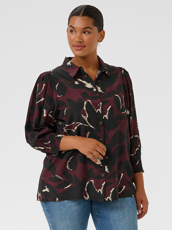 KCMILANA - Plus Size Skjorta fra Kaffe Curve
