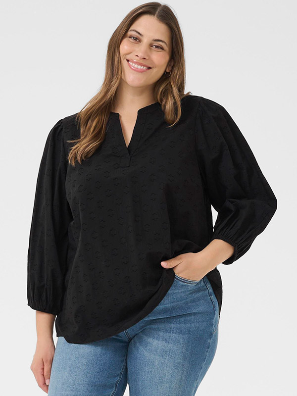 KCLOULOU - Plus Size Blus fra Kaffe Curve