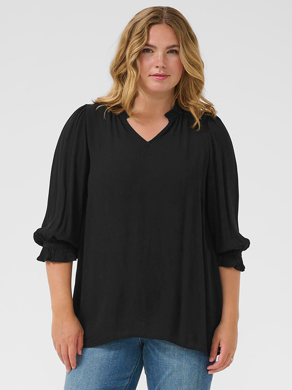 KCKIV - Plus Size Blus fra Kaffe Curve