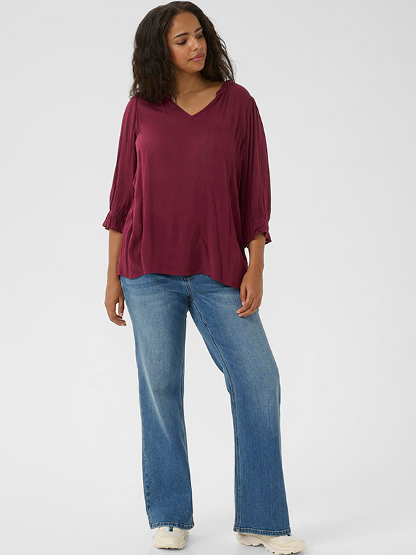 KCKIV - Plus Size Blus fra Kaffe Curve