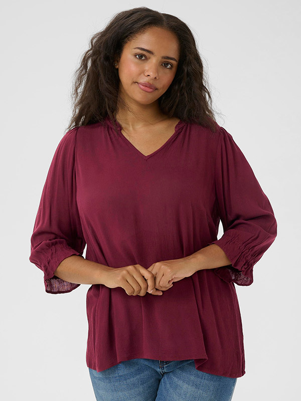 KCKIV - Plus Size Blus fra Kaffe Curve