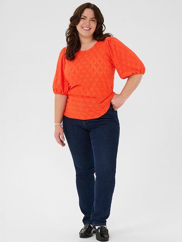 KCTINA - Plus Size Blus fra Kaffe Curve