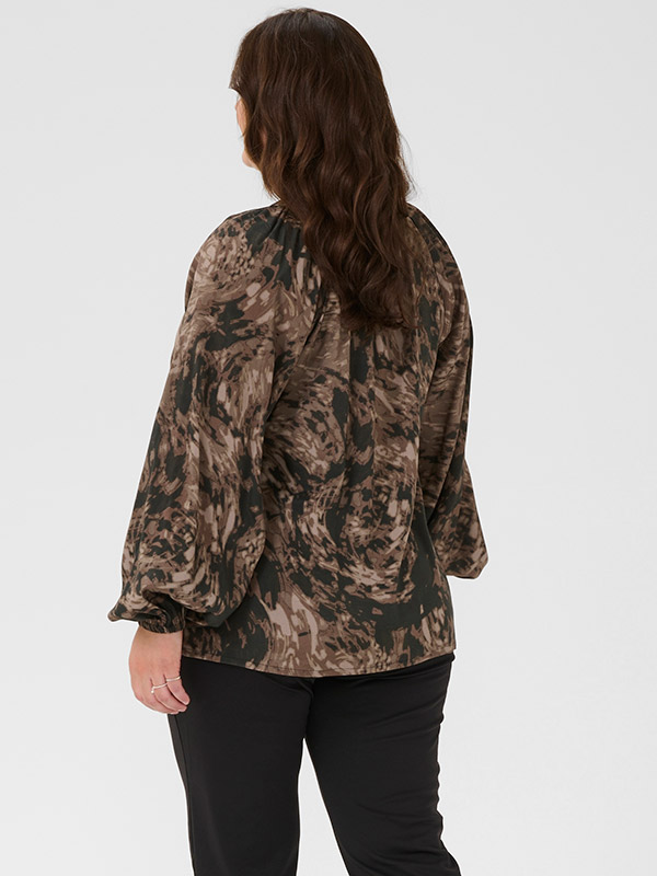 KCJAMIA - Plus Size Blus fra Kaffe Curve