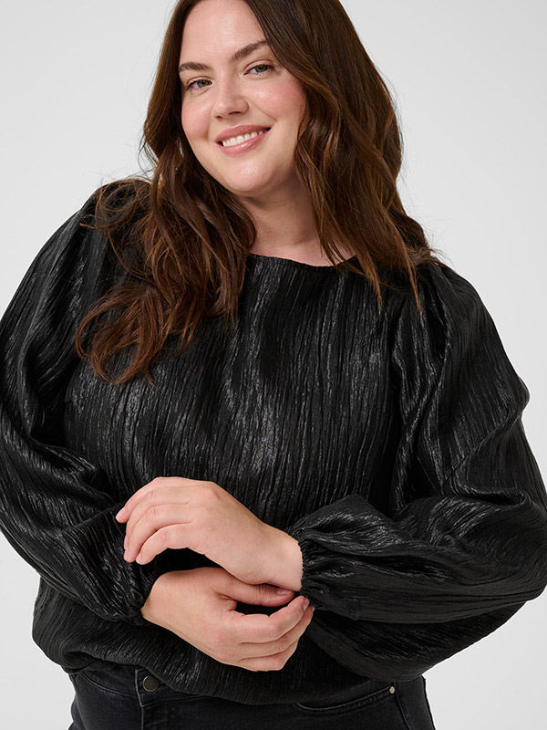 KCRIZZA - Plus Size Blus fra Kaffe Curve