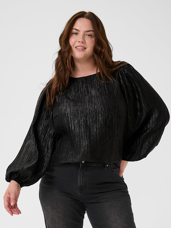 KCRIZZA - Plus Size Blus fra Kaffe Curve
