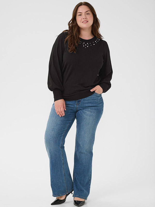 KCRAHINA - Plus Size Tröja fra Kaffe Curve