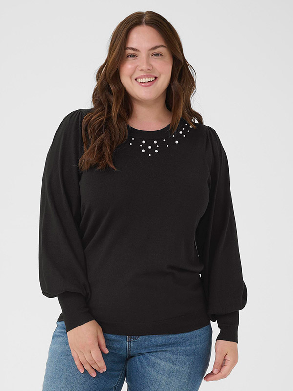 KCRAHINA - Plus Size Tröja fra Kaffe Curve