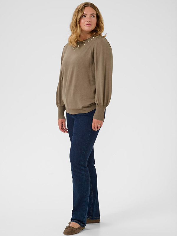 KCRAHINA - Plus Size Tröja fra Kaffe Curve