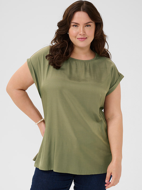 KCMILIA - Plus Size Blus fra Kaffe Curve