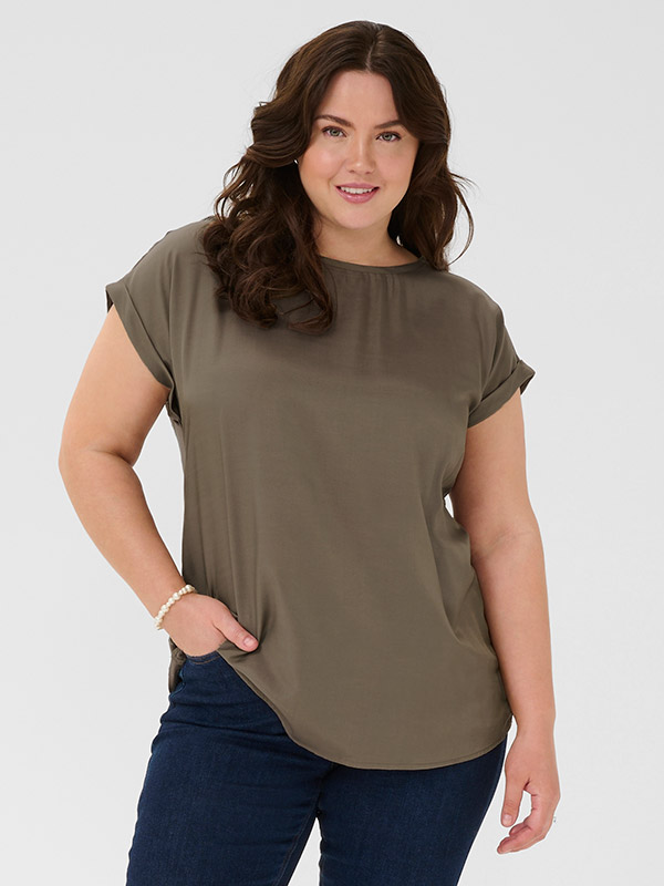 KCMILIA - Plus Size Blus fra Kaffe Curve
