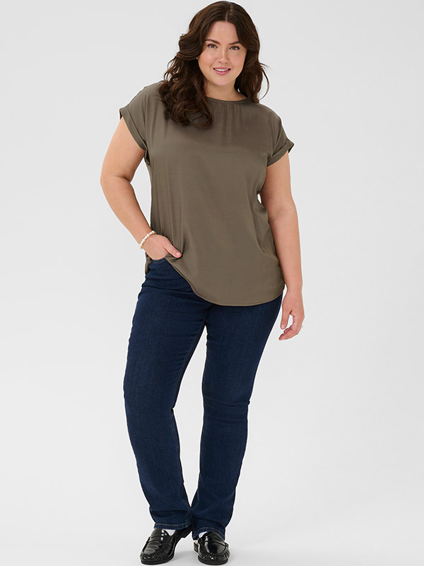 KCMILIA - Plus Size Blus fra Kaffe Curve