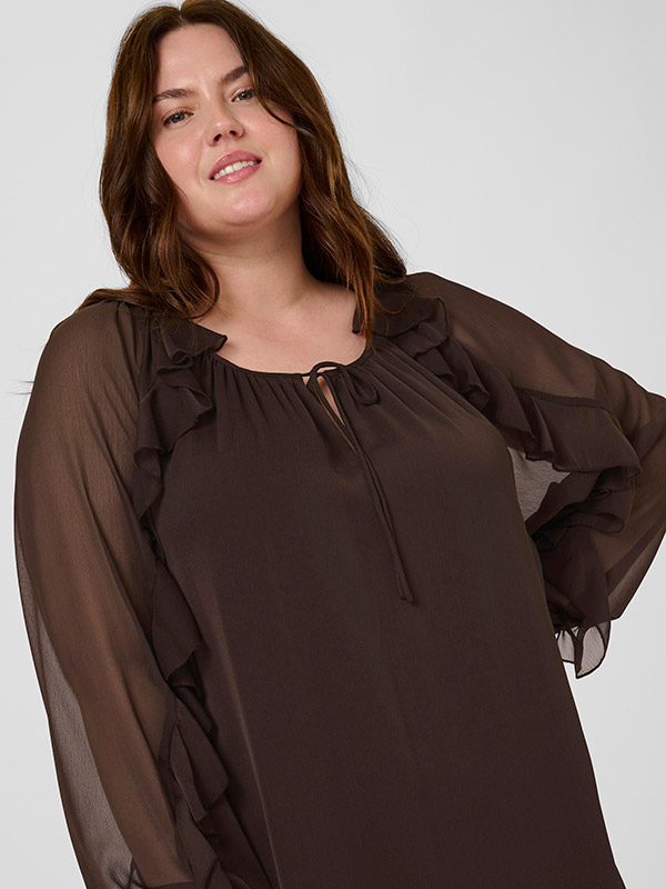 KCMILANNA - Plus Size Klänning fra Kaffe Curve