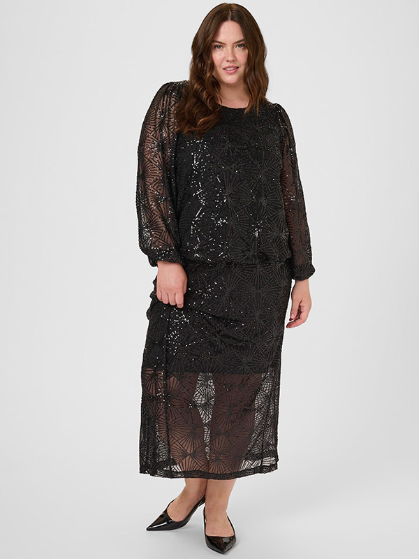 KCMINNA - Plus Size Blus fra Kaffe Curve
