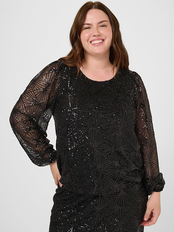 KCMINNA - Plus Size Blus fra Kaffe Curve