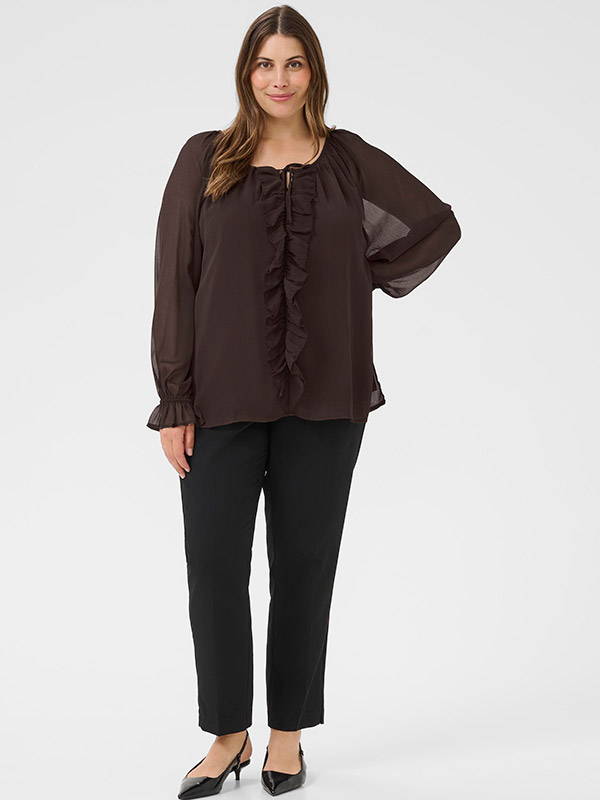 KCMILANNA - Plus Size Blus fra Kaffe Curve