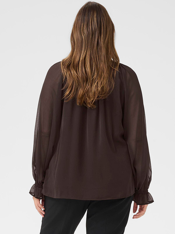 KCMILANNA - Plus Size Blus fra Kaffe Curve