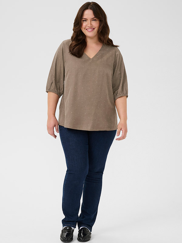 KCADA - Plus Size Blus fra Kaffe Curve
