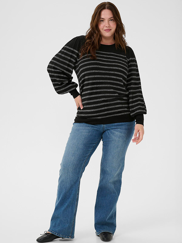 KCLINIA - Plus Size Tröja fra Kaffe Curve