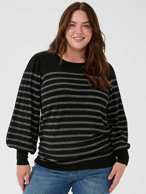 KCLINIA - Plus Size Tröja fra Kaffe Curve