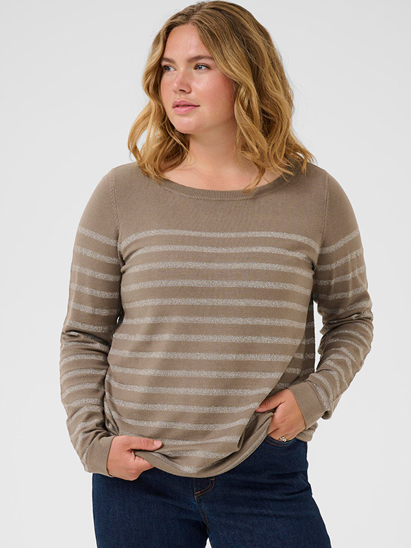 KCLINIA - Plus Size Tröja fra Kaffe Curve