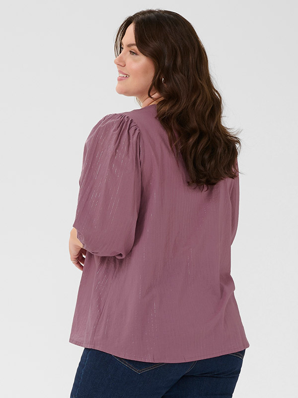 KCLUISA - Plus Size Blus fra Kaffe Curve