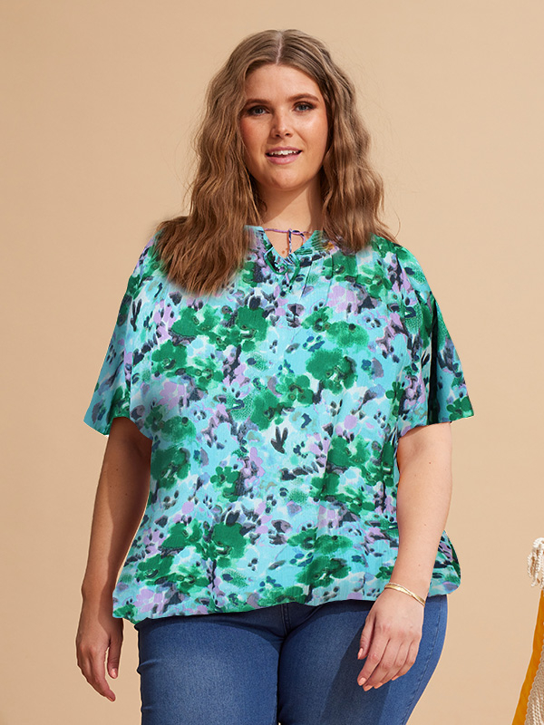 KALANI - Plus Size Blus fra Zhenzi