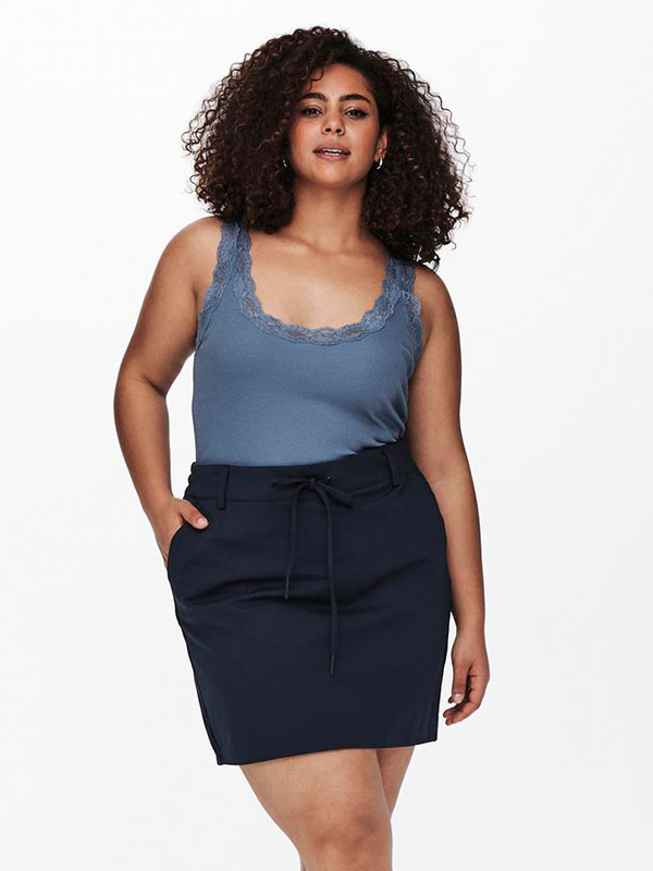 CARGOLDTRASH - Plus Size Kjol fra Only Carmakoma