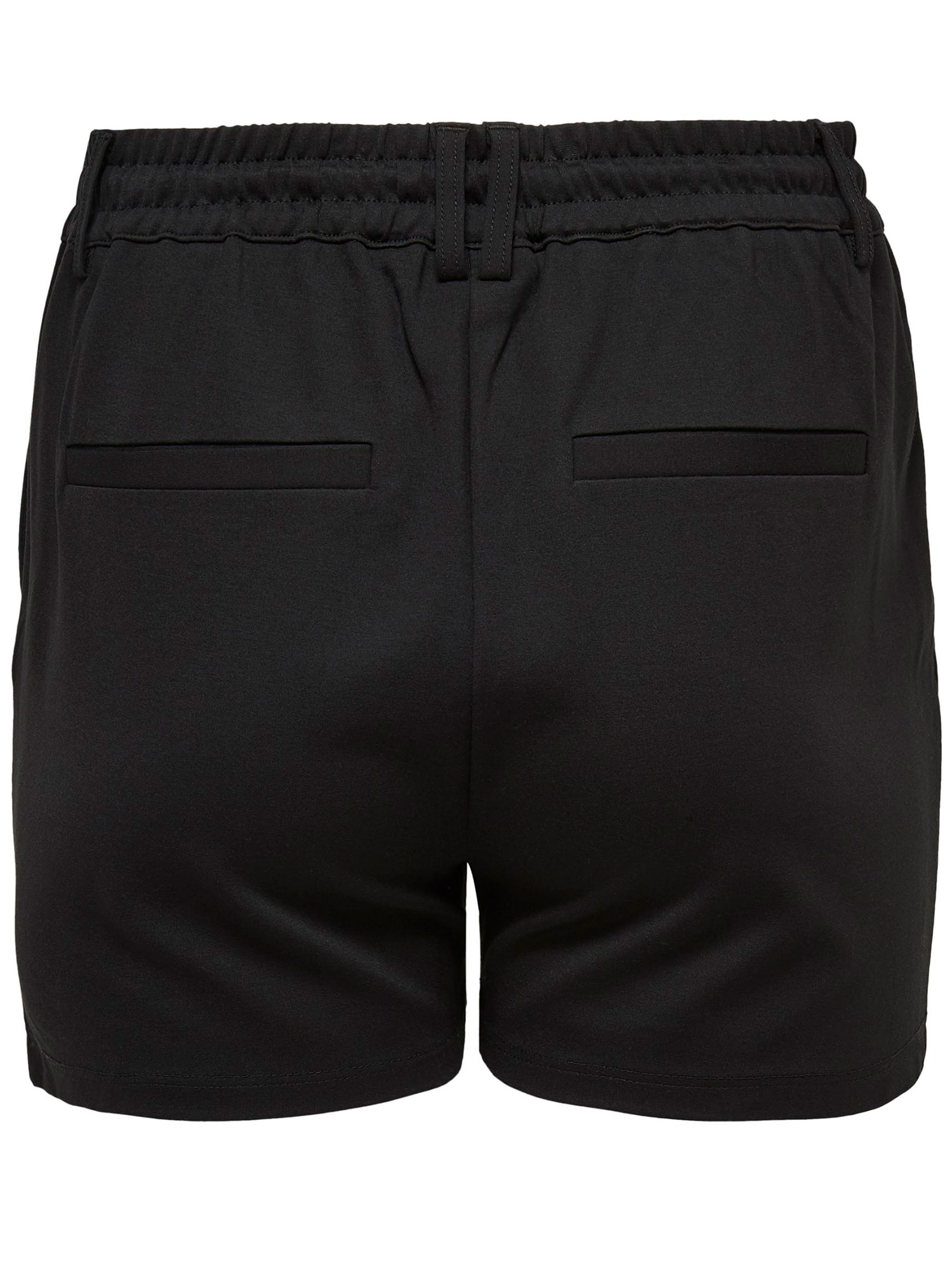 Cargoldtrash - Svarta stretchiga viskosshorts fra Only Carmakoma