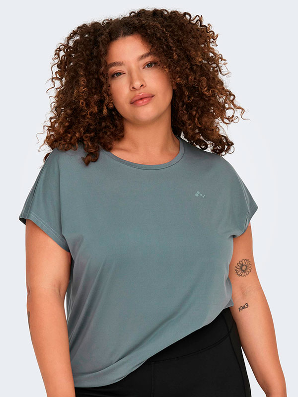 ONPAUBREE  - Plus Size Träningsblus fra Only Play Curvy