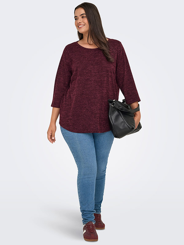 CARMARTHA - Plus Size Tröja fra Only Carmakoma