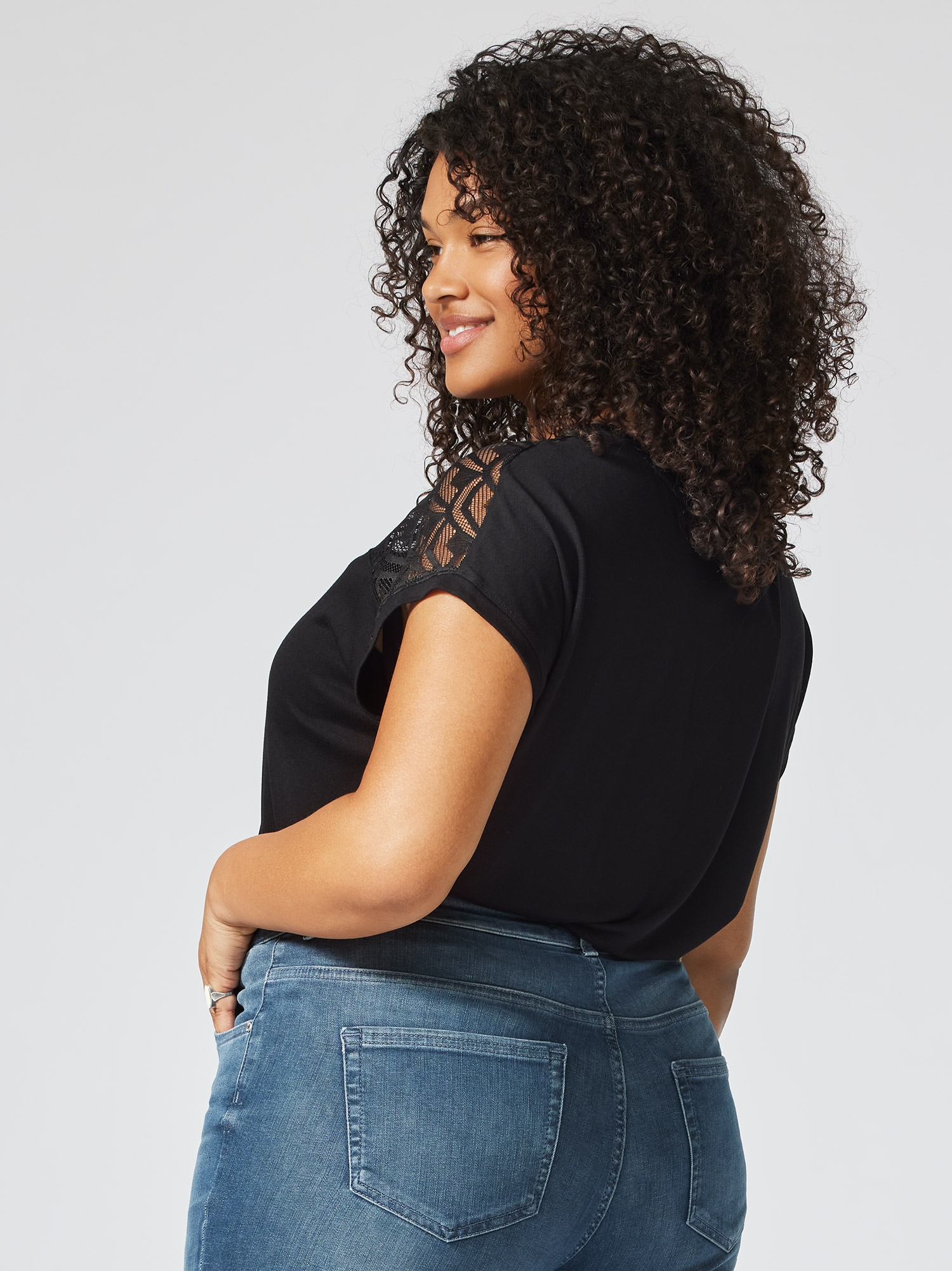 FLAKE  - Plus Size Blus fra Only Carmakoma