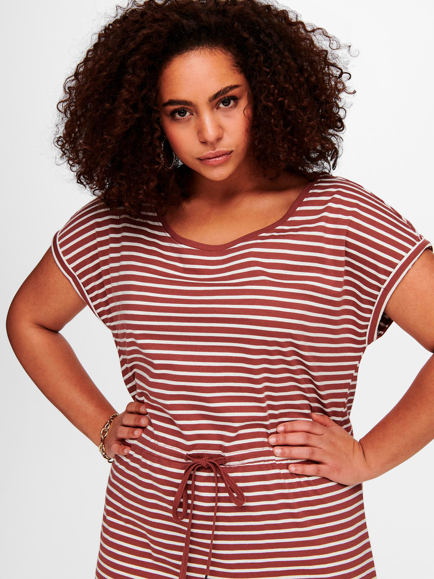 APRIL - Plus Size Klänning fra Only Carmakoma