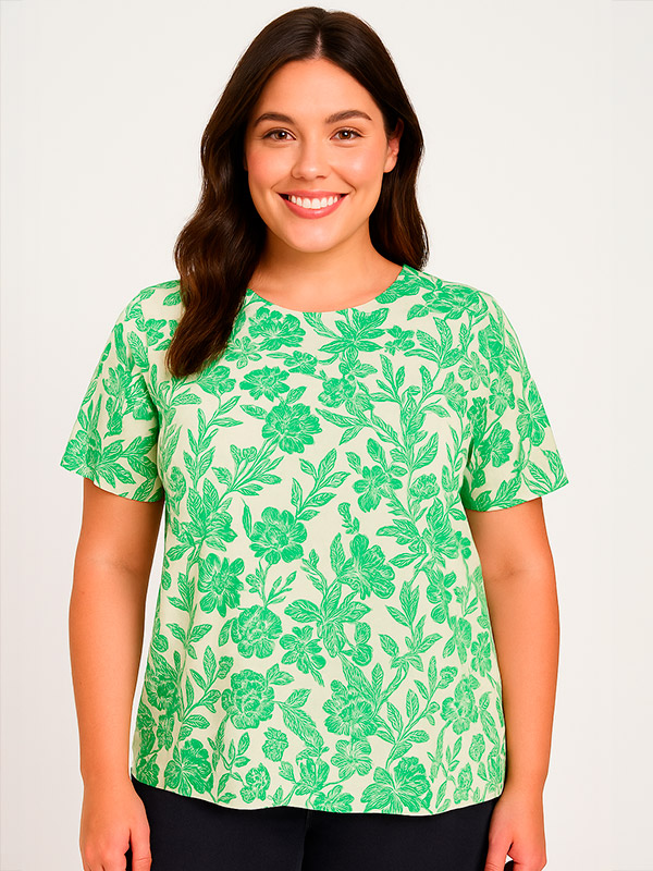CARMARRAKESH - Plus Size Blus fra Only Carmakoma