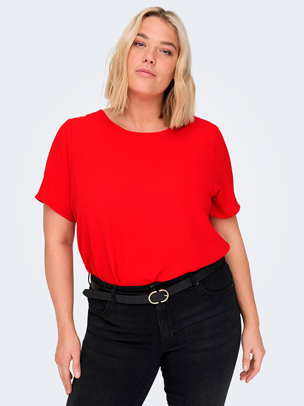 CARVICA - Plus Size Blus fra Only Carmakoma