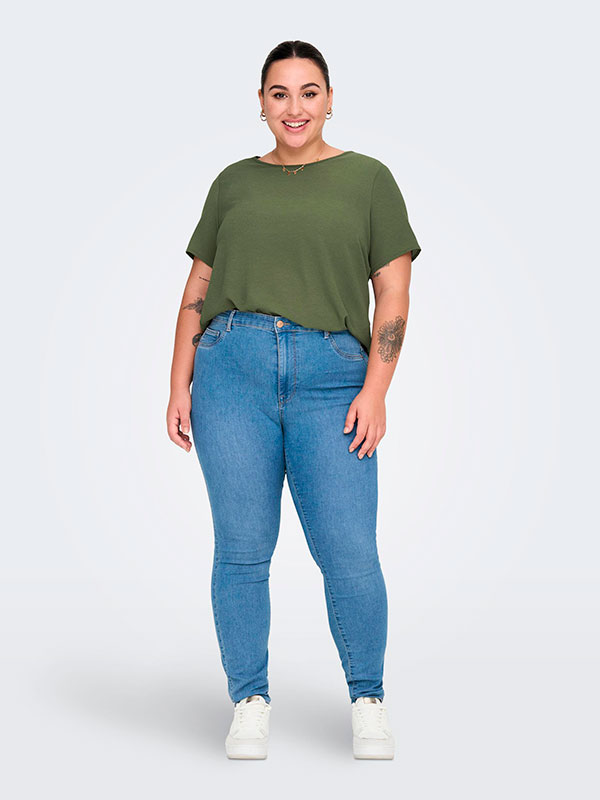 CARVICA - Plus Size Blus fra Only Carmakoma