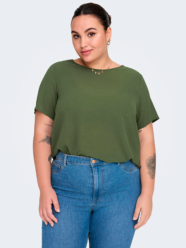 CARVICA - Plus Size Blus fra Only Carmakoma